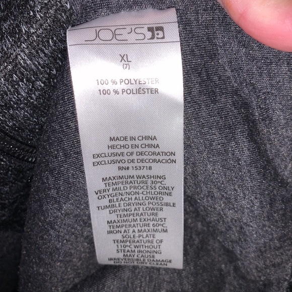 Joe’s Jeans grey fleece warm winter full zip up sweatshirt - Picture 6 of 6